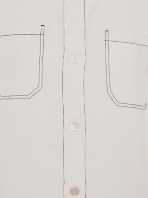 Λινό πουκάμισο 's Max Mara λευκό