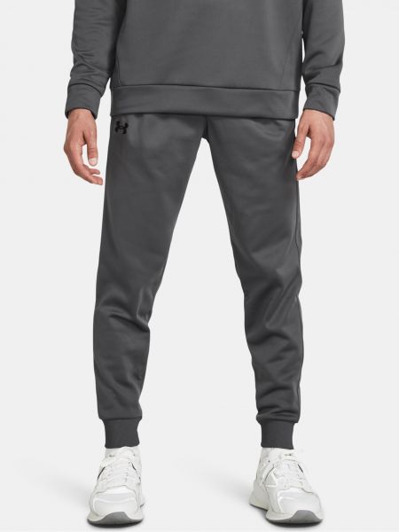 Fleecové sportovní kalhoty Under Armour šedé