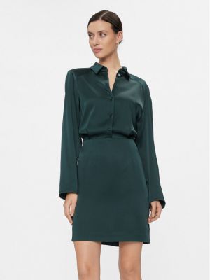 Priliehavé košeľové šaty Ivy Oak zelená