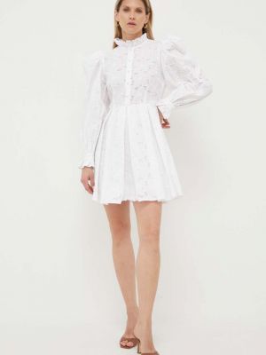 Бавовняна сукня міні Custommade біла