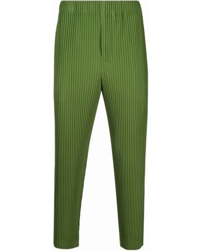 Pantalones rectos Homme Plissé Issey Miyake verde