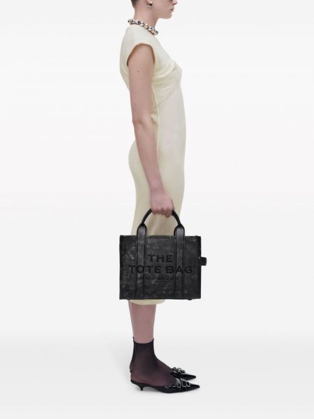 Kožená shopper kabelka s oděrkami Marc Jacobs
