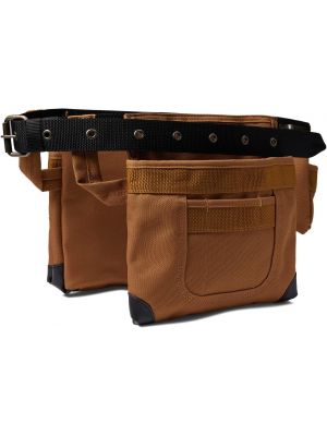 Поясная сумка с карманами Carhartt коричневая