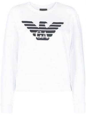 Sweatshirt aus baumwoll mit print Emporio Armani