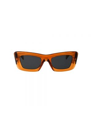 Okulary przeciwsłoneczne Prada pomarańczowe