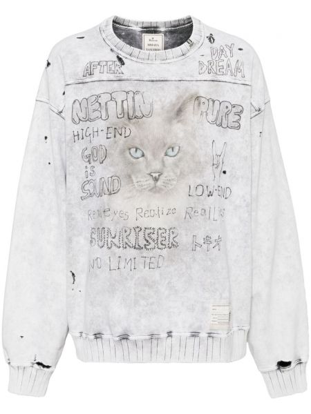 Kort sweatshirt Maison Mihara Yasuhiro grå