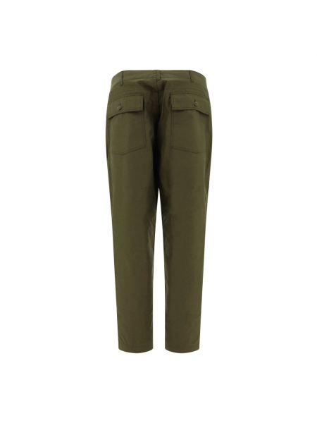 Pantalones chinos de algodón Engineered Garments verde