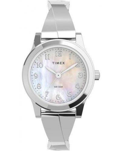 Серебряные часы Timex