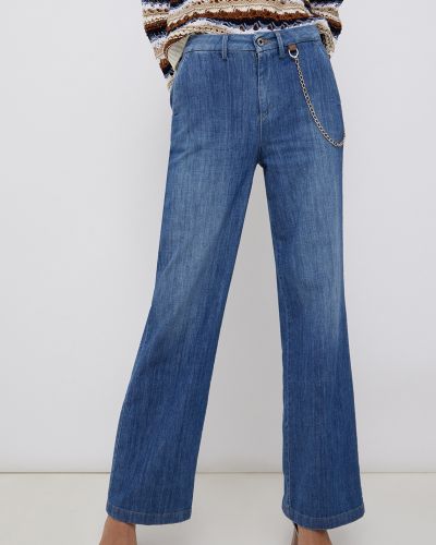 Широкие джинсы Liu Jo, синие