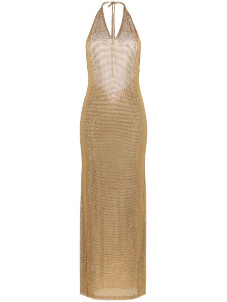 Μάξι φόρεμα Giuseppe Di Morabito χρυσό