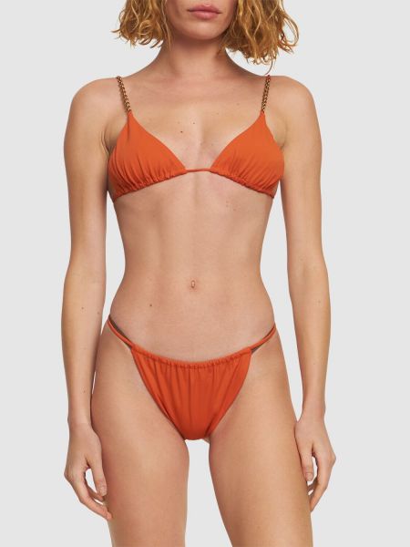 Bikini de nailon Saint Laurent naranja
