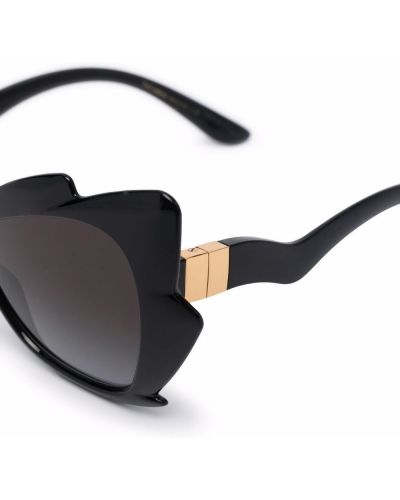 Okulary przeciwsłoneczne w abstrakcyjne wzory Dolce & Gabbana Eyewear czarne