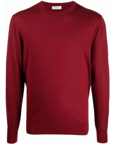 Jersey de tela jersey de cuello redondo Z Zegna rojo
