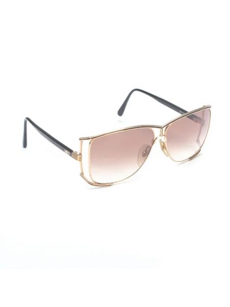 Okulary przeciwsłoneczne retro Dior Vintage brązowe