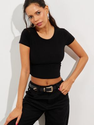 Μπλούζα σε στενή γραμμή Cool & Sexy μαύρο