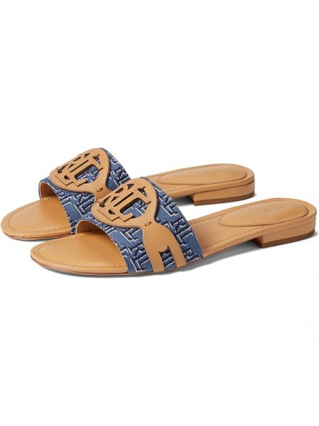 Жаккардовые сандалии Lauren Ralph Lauren синие