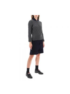 Jersey de lana de tela jersey con trenzado Thom Browne