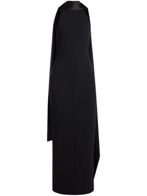 Krepp estélyi ruha Solace London fekete