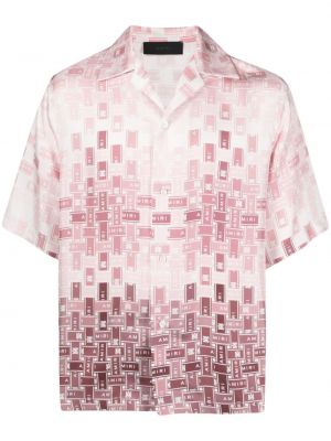 Košile s přechodem barev Amiri růžová