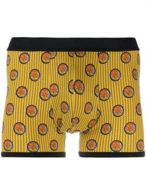 Calcetines con estampado con estampado geométrico Viktor & Rolf amarillo