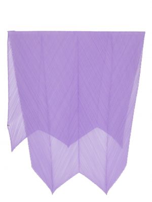 Fular transparente plisat Pleats Please Issey Miyake violet
