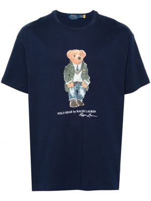 Woll t-shirt aus baumwoll aus baumwoll Polo Ralph Lauren blau