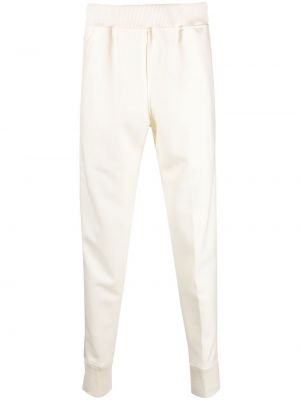 Spodnie sportowe wełniane Jil Sander białe