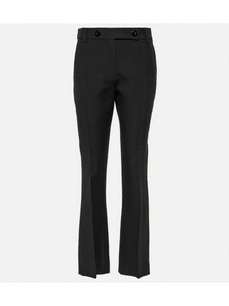 Παντελόνι με ίσιο πόδι σε στενή γραμμή Valentino μαύρο