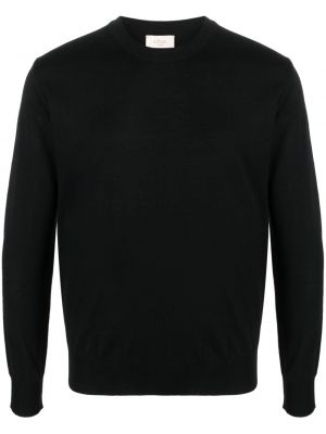 Sweter z okrągłym dekoltem Altea czarny