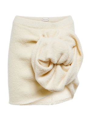 Mini falda de lana Magda Butrym blanco