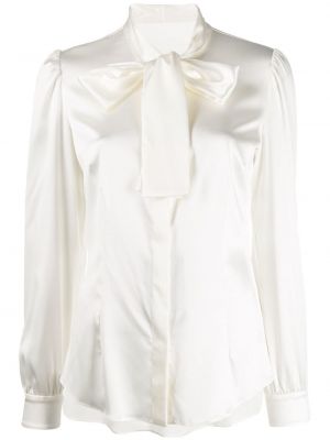 Camisa con lazo Dolce & Gabbana blanco