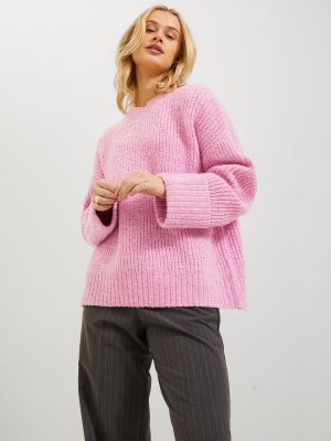 Μελανζέ πουλόβερ Jjxx ροζ