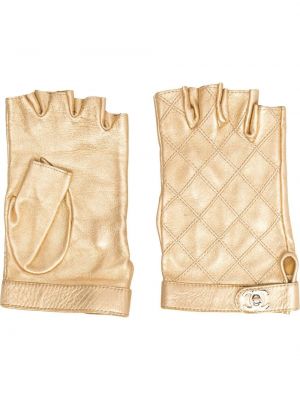 Złote rękawiczki Chanel Pre-owned