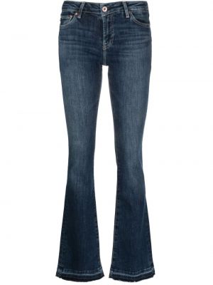 Zvonové džíny s nízkým pasem Ag Jeans modré