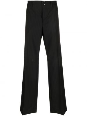 Pantalon à rayures Mm6 Maison Margiela noir