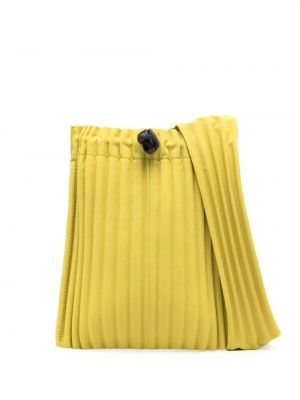 Τσάντα ώμου Homme Plissé Issey Miyake κίτρινο