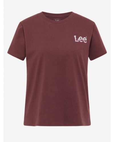 Tričko Lee vínové