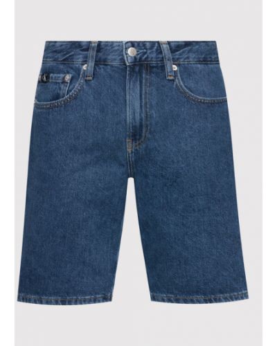 Szorty jeansowe Calvin Klein Jeans, niebieski