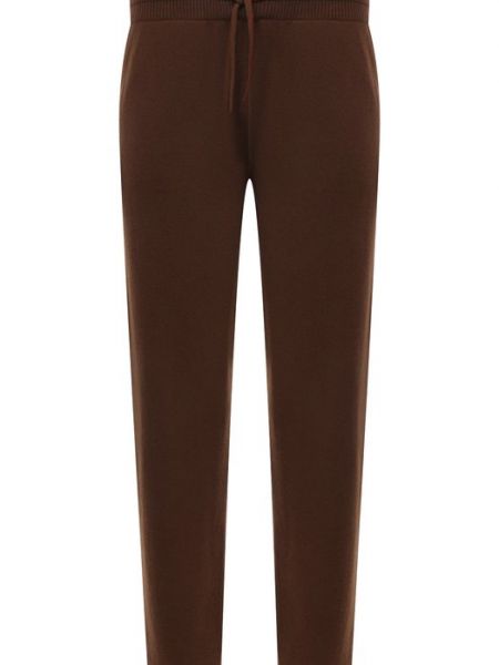 Кашемировые брюки Loro Piana коричневые