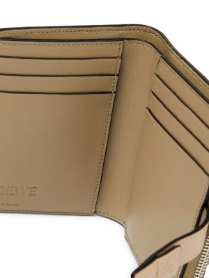 Usnjena denarnica Loewe zelena
