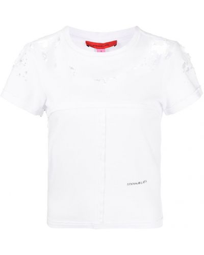 Camiseta Eckhaus Latta blanco