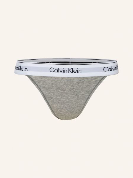 Szare slipy bawełniane Calvin Klein Underwear