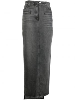 Spódnica jeansowa Courreges szara