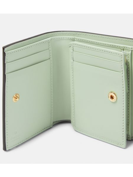 Кожаный кошелек Gucci зеленый