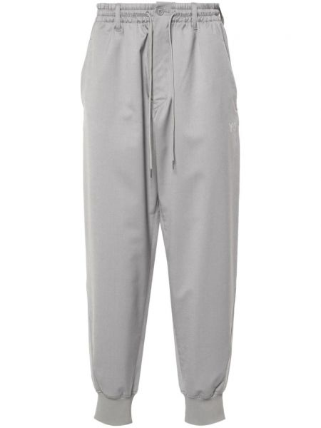 Sportovní kalhoty s potiskem Y-3 šedé