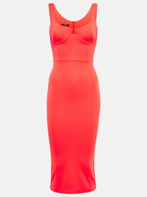 Μίντι φόρεμα από ζέρσεϋ Alex Perry κόκκινο