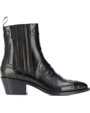 Členkové topánky Sartore čierna