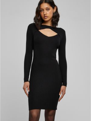 Φόρεμα με σκίσιμο Uc Ladies μαύρο