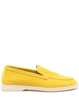 Loafers zamszowe Scarosso żółte