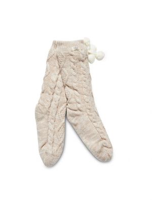 Fleecové ponožky Ugg béžová
